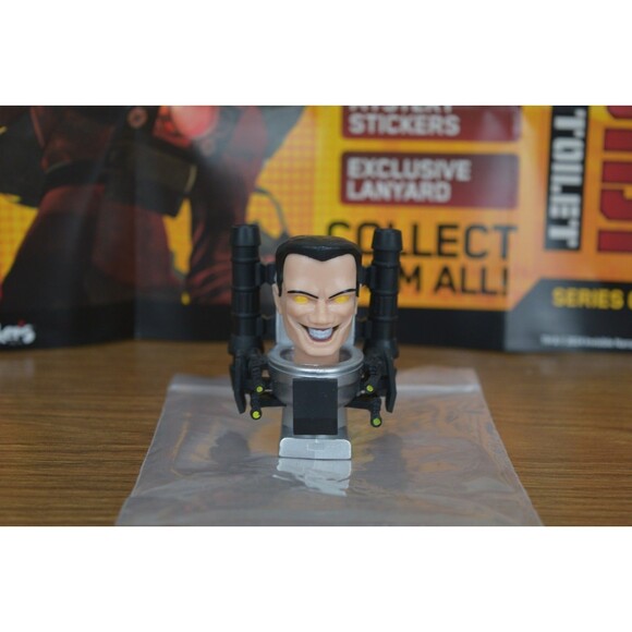 Skibidi Toilet G-Toilet Figure Series 1 Boss Laser Eyes Bonkers Toys Open Blind - Picture 2 of 8